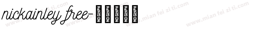 nickainley free字体转换